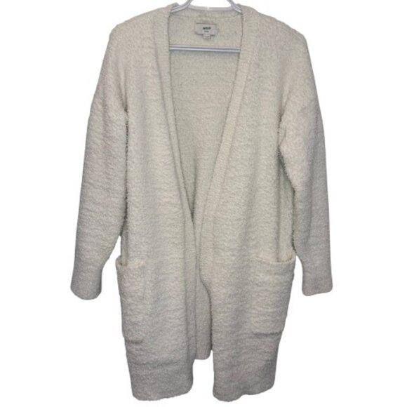 Aerie white marshmallow oversized open front long cardigan size XS - Picture 3 of 8